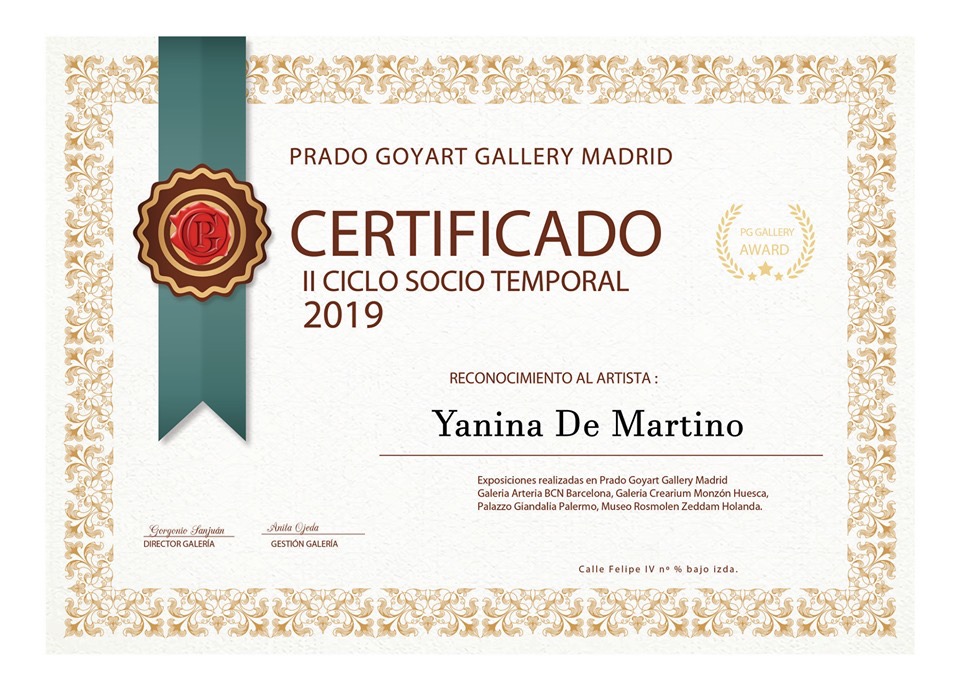 Reconocimiento Prado Goyart Gallery