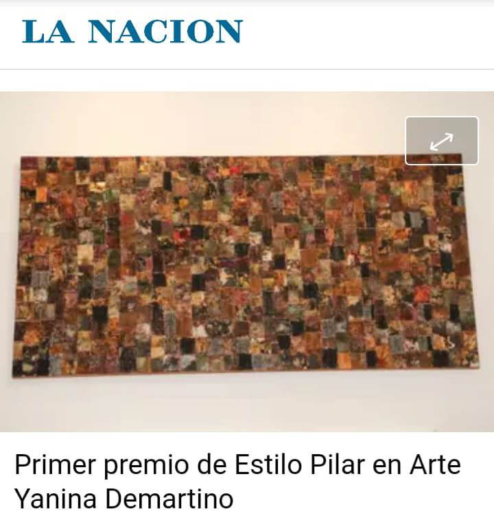 Nota La Nacion - premio Espacio Pilar